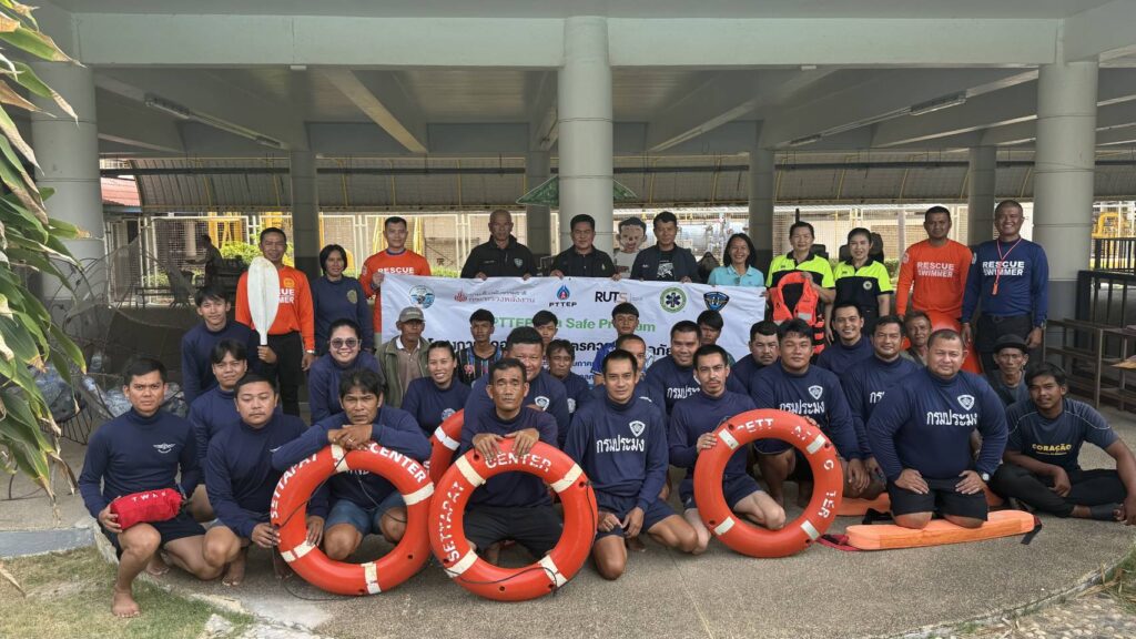 ปตท.สผ.อีดี อบรม Sea Safe & Lifeguard สุราษฎร์ฯ 3 77454 0