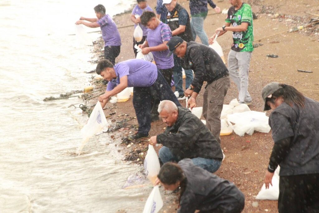 สตูลคืนชีวิตทะเลปล่อย “หอยชักตีน-กุ้งแชบ๊วย” กว่า 1.5 แสนตัว 5 IMG 2764