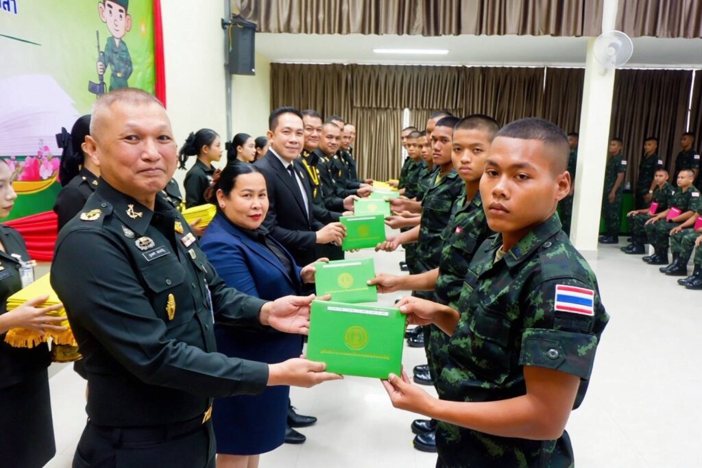 มทบ.42 มอบประกาศนียบัตรทหารกองประจำการ 84 นาย ยกระดับการศึกษา สร้างโอกาสสู่อนาคต 3 761700